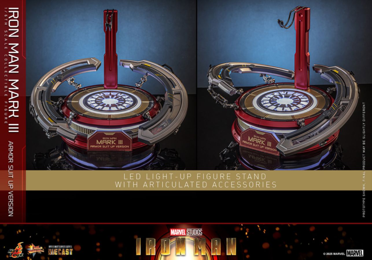 Iron Man - Mk3 Armor (Suit Up Version) Diecast 1:6 Scale Collectable Action Figure