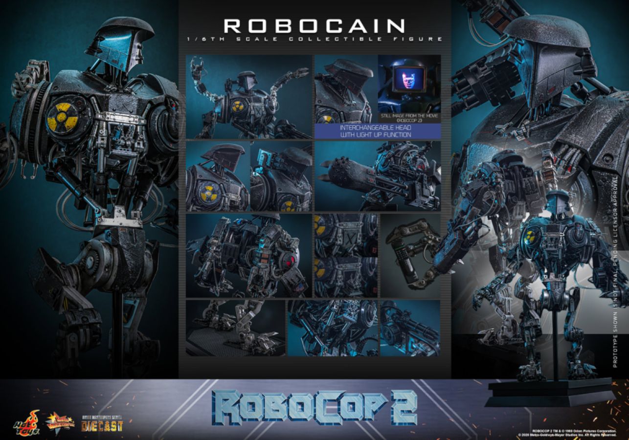 RoboCop 2 - RoboCain DieCast 1:6 Scale Collectable Action Figure
