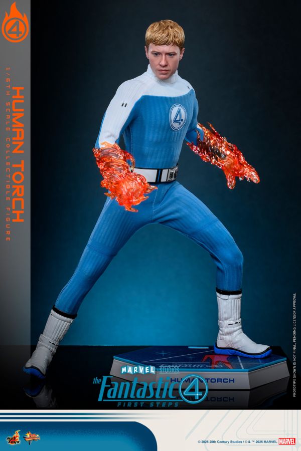 The Fantastic Four: First Steps - Human Torch 1:6 Scale Collectable Action Figure