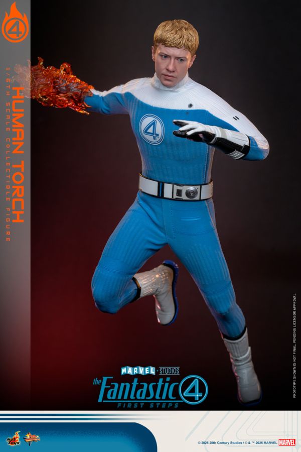 The Fantastic Four: First Steps - Human Torch 1:6 Scale Collectable Action Figure