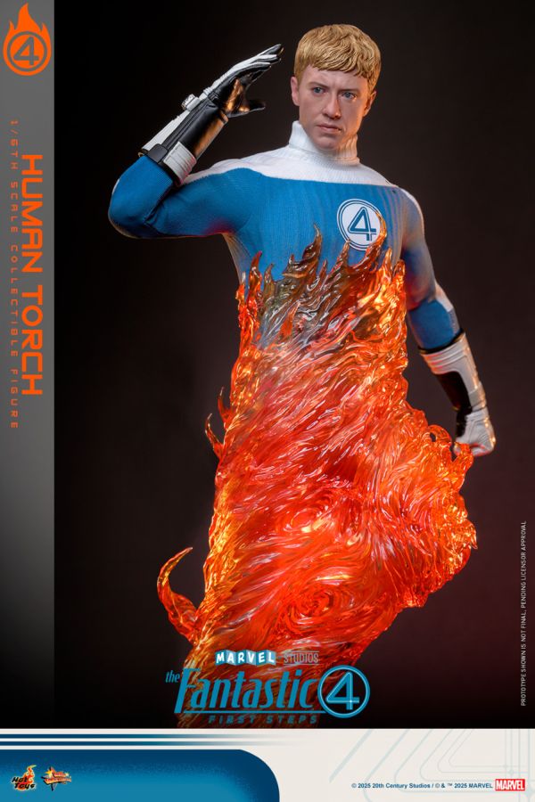 The Fantastic Four: First Steps - Human Torch 1:6 Scale Collectable Action Figure