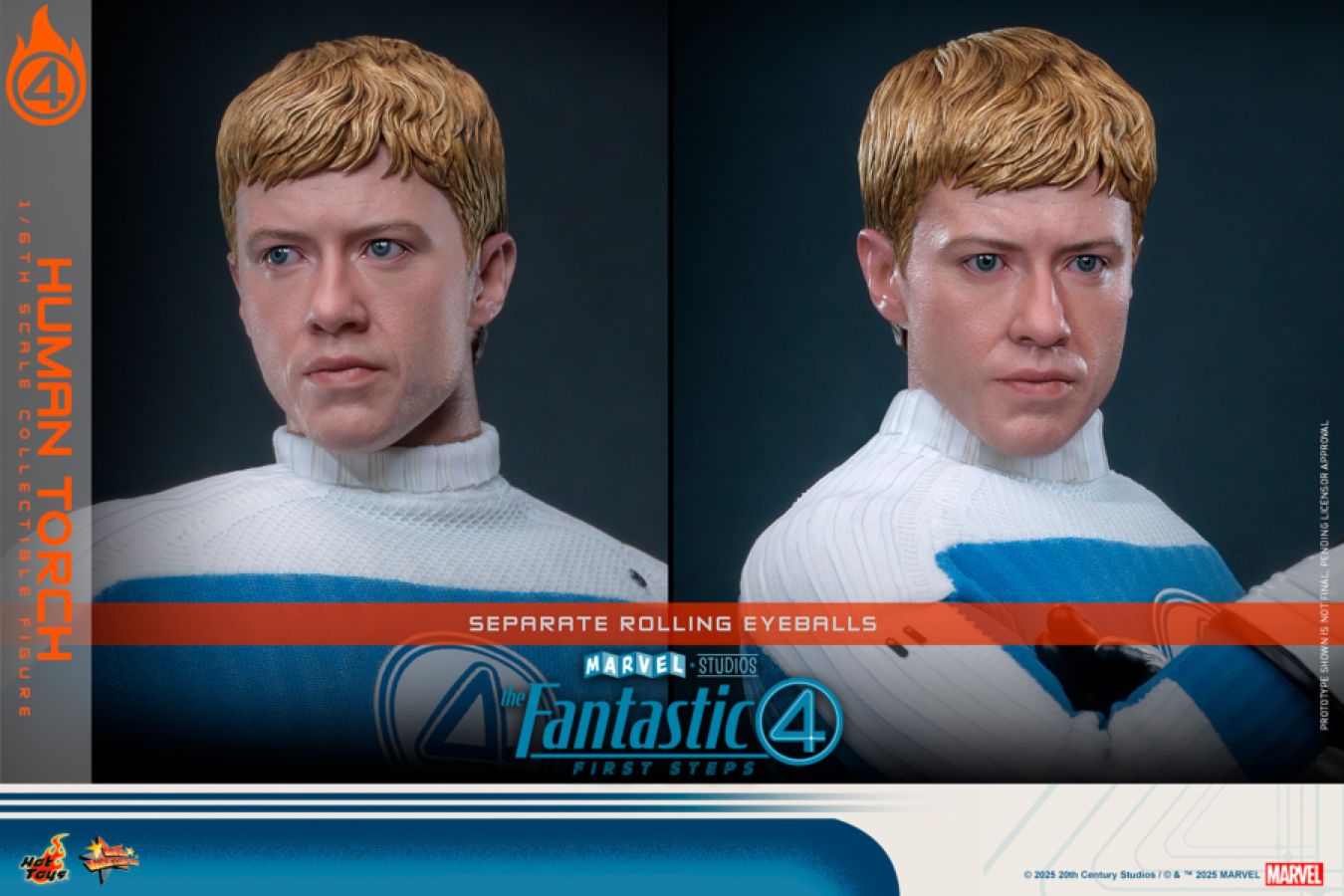 The Fantastic Four: First Steps - Human Torch 1:6 Scale Collectable Action Figure