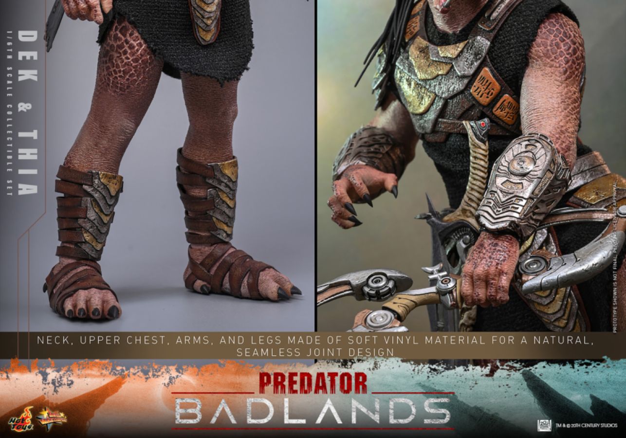 Predator: Badlands - Dek and Thia 1:6 Scale Collectable Action Figure Set