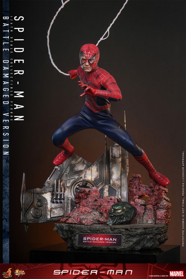 Spider-Man: No Way Home - Spider-Man (Battle Damaged) 1:6 Collectable Action Figure
