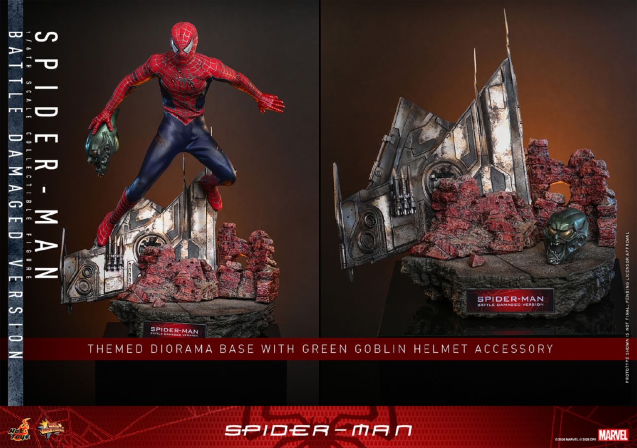 Spider-Man: No Way Home - Spider-Man (Battle Damaged) 1:6 Collectable Action Figure