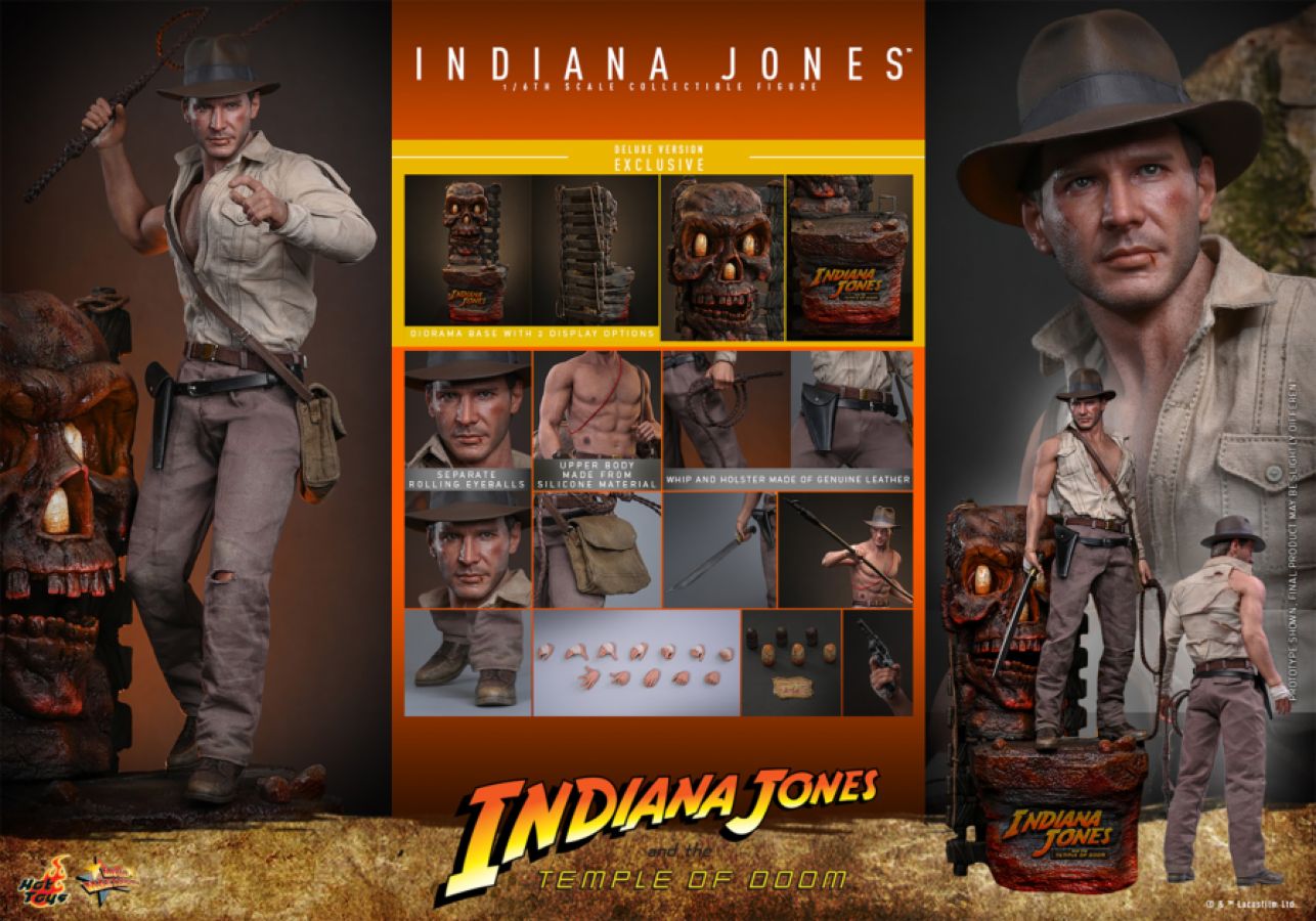 Indiana Jones and the Temple of Doom - Indiana Jones Deluxe 1:6 Collectable Aciton Figure