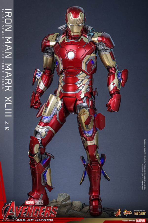 Avengers: Age of Ultron - Iron Man Mark XLIII (2.0) 1:6 Scale Collectible Action Figure