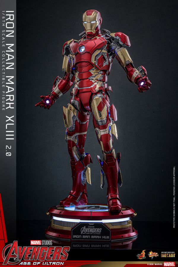 Avengers: Age of Ultron - Iron Man Mark XLIII (2.0) 1:6 Scale Collectible Action Figure
