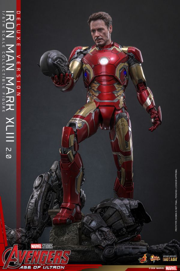Avengers: Age of Ultron - Iron Man Mark XLIII (2.0) Deluxe 1:6 Scale Collectible Action Figure