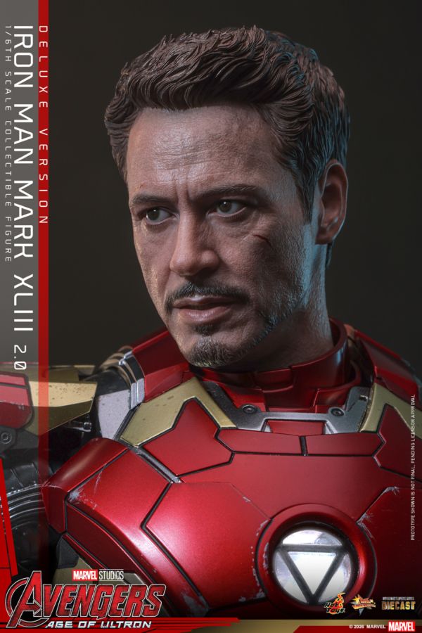 Avengers: Age of Ultron - Iron Man Mark XLIII (2.0) Deluxe 1:6 Scale Collectible Action Figure