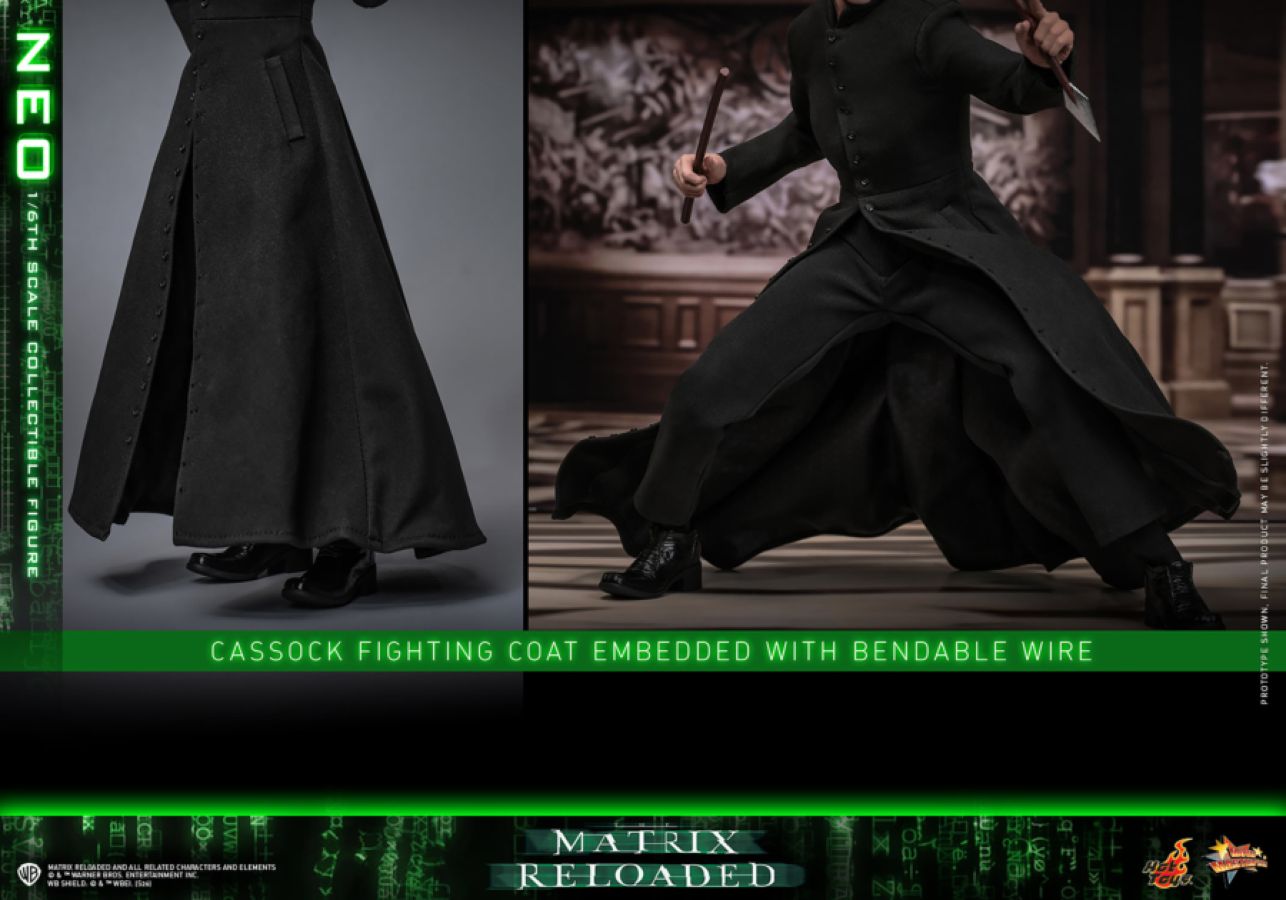 The Matrix Reloaded - Neo 1:6 Scale Collectible Action Figure