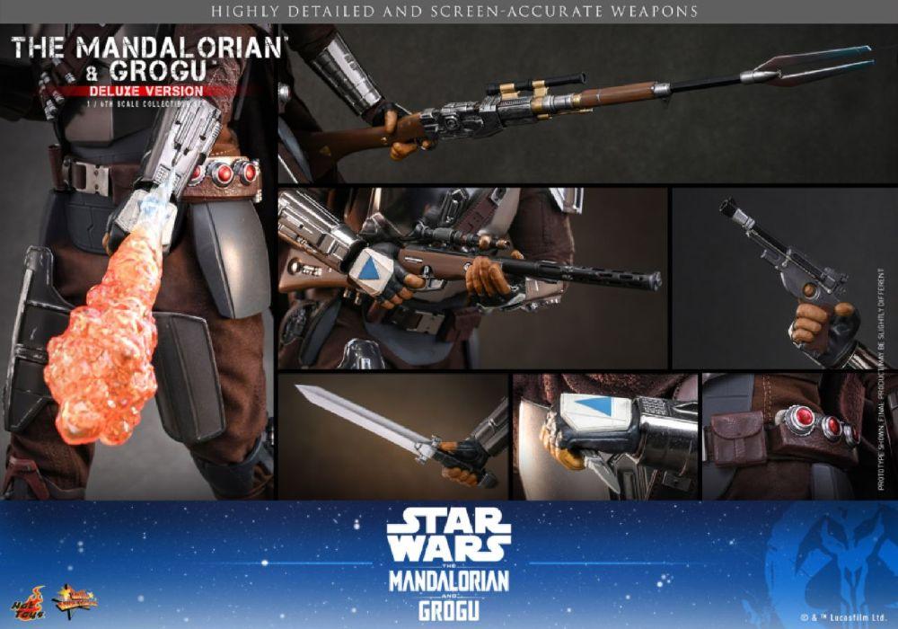 Star Wars: The Mandalorian & Grogu – The Mandalorian with Grogu 1:6 Scale Deluxe Figure