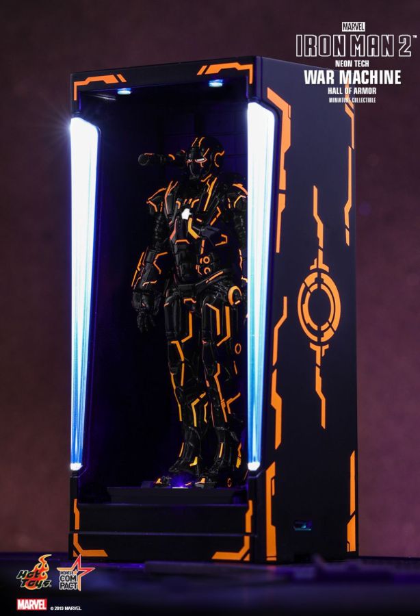 Iron Man 2 - War Machine Neon Tech Hall of Armour