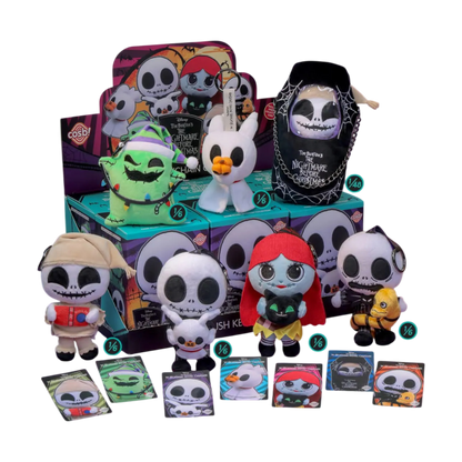 The Nightmare Before Christmas - Jack & Friends Cosbi Plush Keychain Collection (Display of 6)
