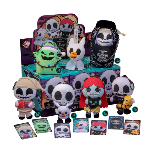 The Nightmare Before Christmas - Jack & Friends Cosbi Plush Keychain Collection (Display of 6)