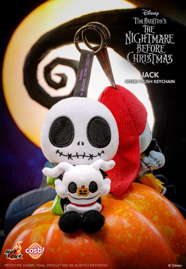 The Nightmare Before Christmas - Jack & Friends Cosbi Plush Keychain Collection (Display of 6)