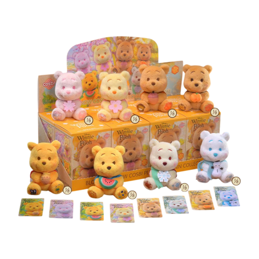 Winnie the Pooh - Bloom to Snow Cosbi Plush Keychain Collection (Display of 6)