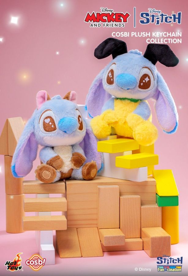 Lilo & Stitch - Stitch as Mickey & Friend - Cosbi Plush Keychain Collection (Display of 6)