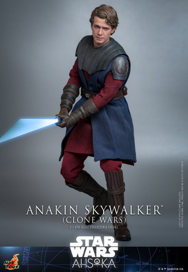 Star Wars: Ahsoka - Anakin Skywalker (Clone Wars) 1:6 Scale Collectable Action Figure