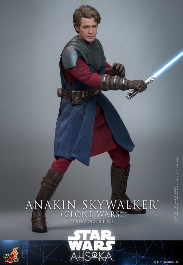 Star Wars: Ahsoka - Anakin Skywalker (Clone Wars) 1:6 Scale Collectable Action Figure
