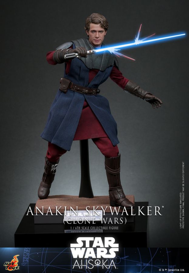 Star Wars: Ahsoka - Anakin Skywalker (Clone Wars) 1:6 Scale Collectable Action Figure