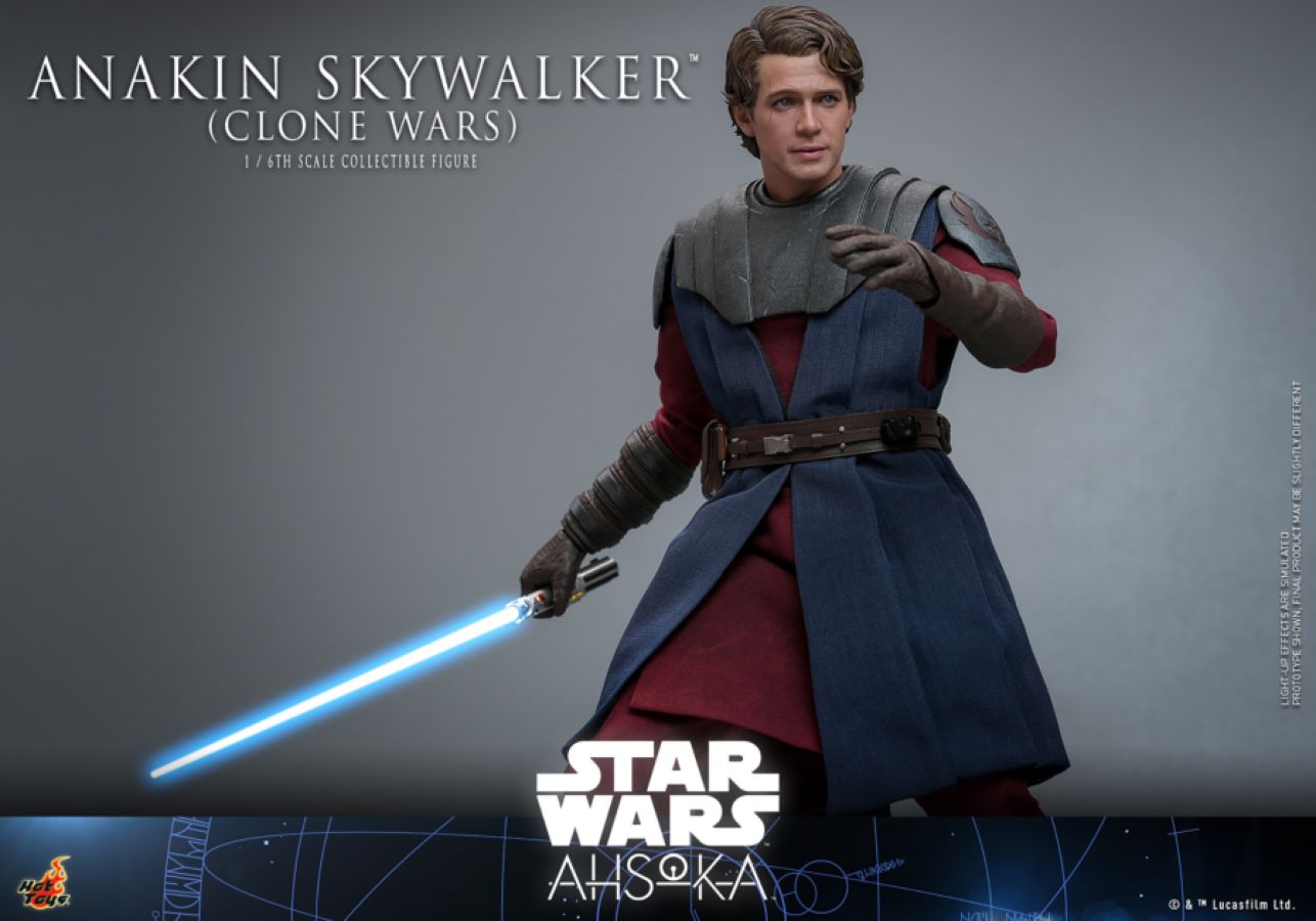Star Wars: Ahsoka - Anakin Skywalker (Clone Wars) 1:6 Scale Collectable Action Figure