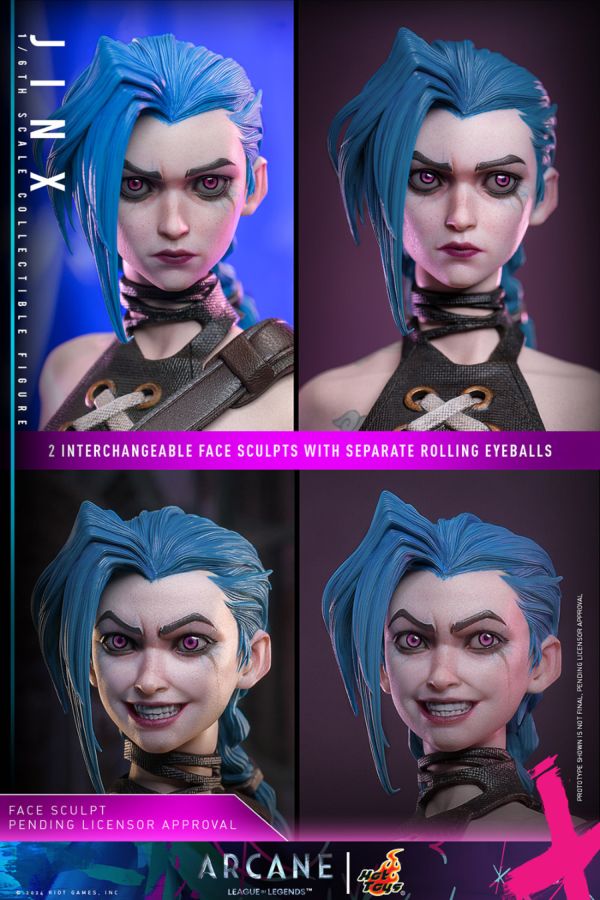 Arcane: League of Legends (TV) - Jinx 1:6 Scale Collectable Action Figure