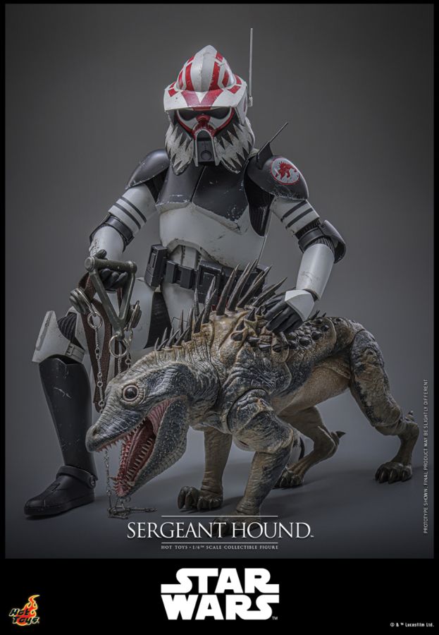 Star Wars: The Clone Wars - Sergeant Hound 1:6 Scale Collectable Action Figure