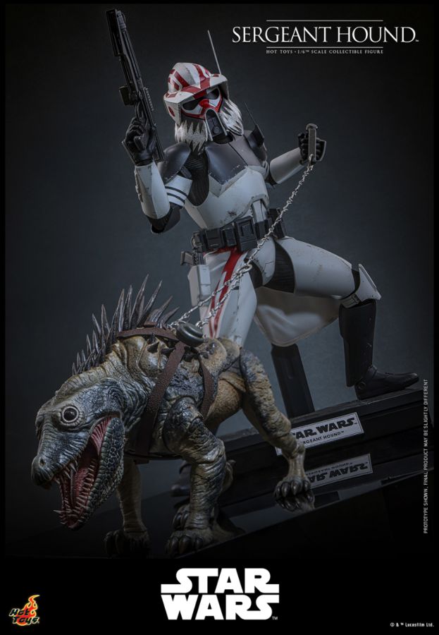 Star Wars: The Clone Wars - Sergeant Hound 1:6 Scale Collectable Action Figure