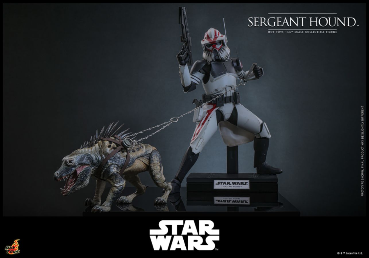 Star Wars: The Clone Wars - Sergeant Hound 1:6 Scale Collectable Action Figure