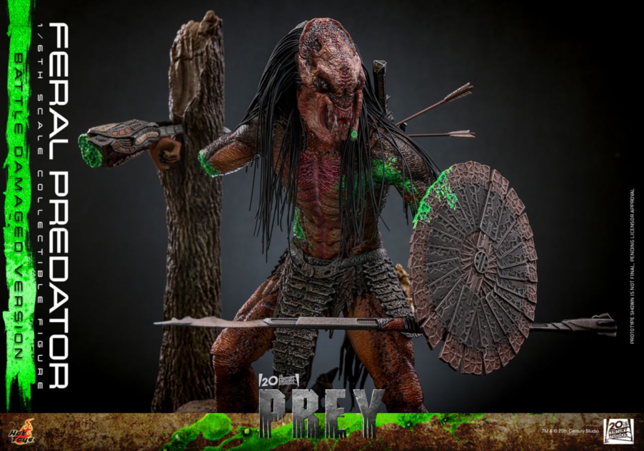 Predator: Prey - Feral Predator (Battle Damaged Version) 1:6 Scale Collectable Action Figure