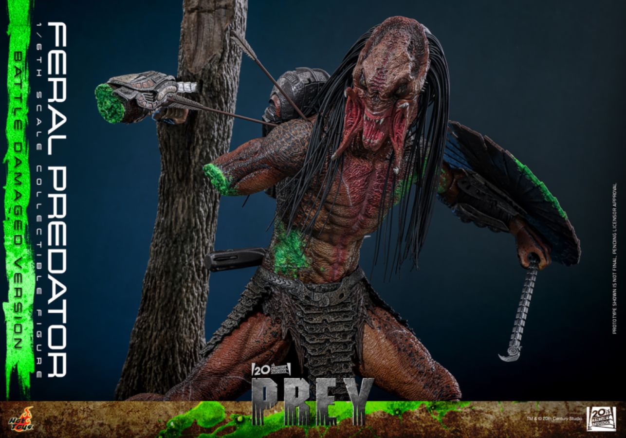 Predator: Prey - Feral Predator (Battle Damaged Version) 1:6 Scale Collectable Action Figure
