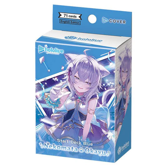[Hololive OFFICIAL CARD GAME] hSD03e - Nekomata Okayu - Start Deck Blue English Trial Deck