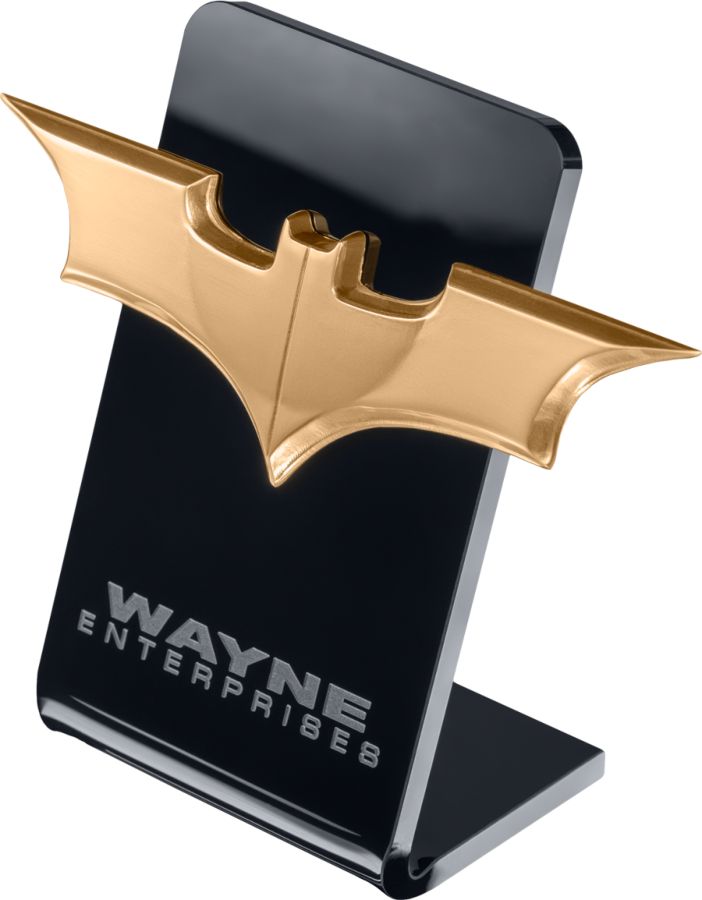 Batman Begins - Scaled Batarang Replica with Stand