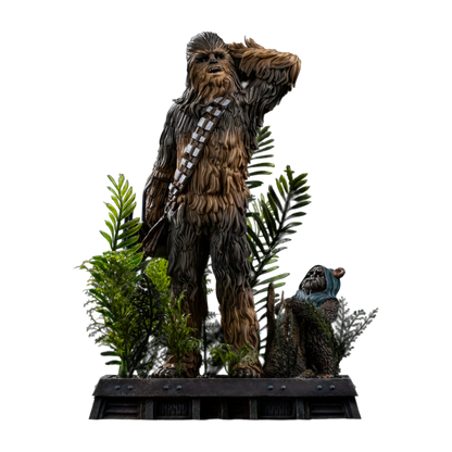 Star Wars - Chewbacca & Tokkat 1:10 Scale Statue