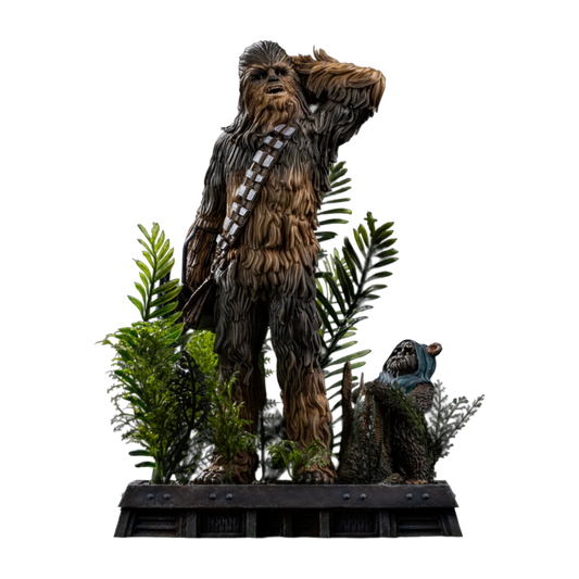 Star Wars - Chewbacca & Tokkat 1:10 Scale Statue