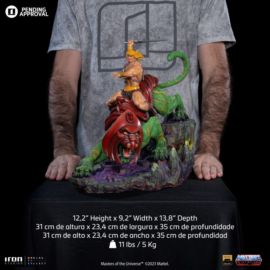 Masters of the Universe - He-Man & Battle-Cat 1:10 Scale Statue