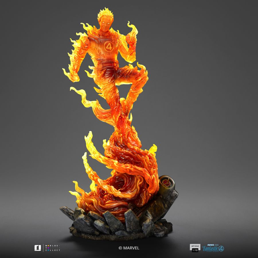 The Fantastic Four: First Steps - Human Torch 1:10 Scale Statue