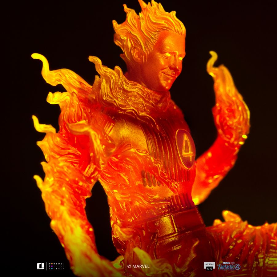 The Fantastic Four: First Steps - Human Torch 1:10 Scale Statue