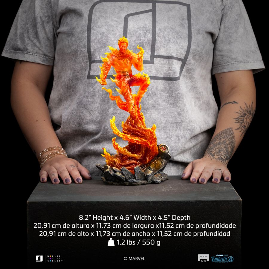 The Fantastic Four: First Steps - Human Torch 1:10 Scale Statue