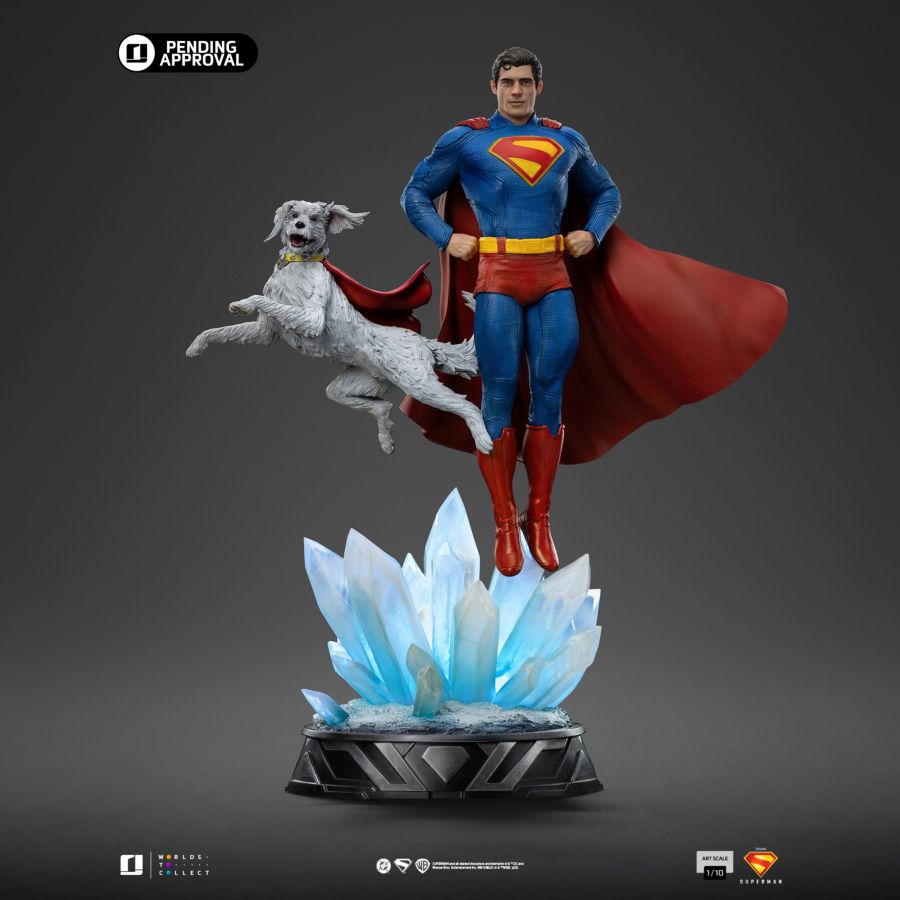 Superman (2025) - Superman & Krypto 1:10 Scale Statue