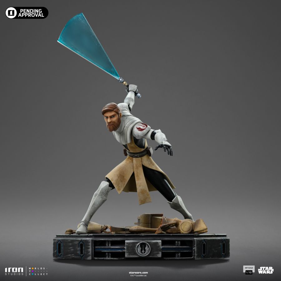 Star Wars: Clone Wars - Obi-Wan Kenobi 1:10 Scale Statue