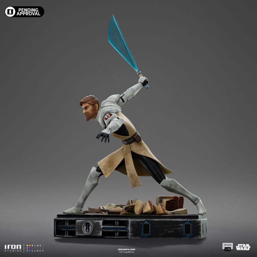 Star Wars: Clone Wars - Obi-Wan Kenobi 1:10 Scale Statue