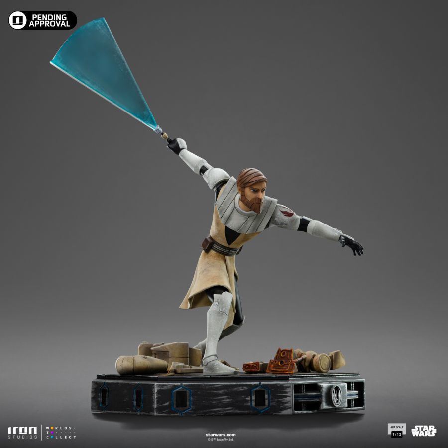 Star Wars: Clone Wars - Obi-Wan Kenobi 1:10 Scale Statue