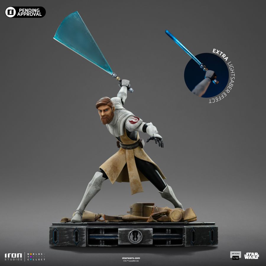 Star Wars: Clone Wars - Obi-Wan Kenobi 1:10 Scale Statue
