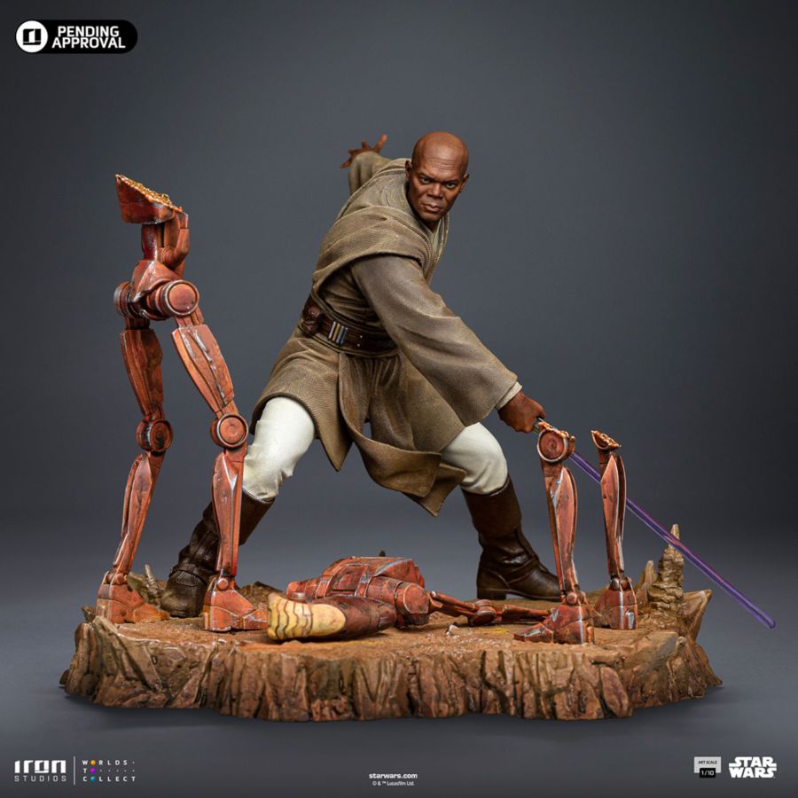 Star Wars: - Mace Windu 1:10 Scale Statue