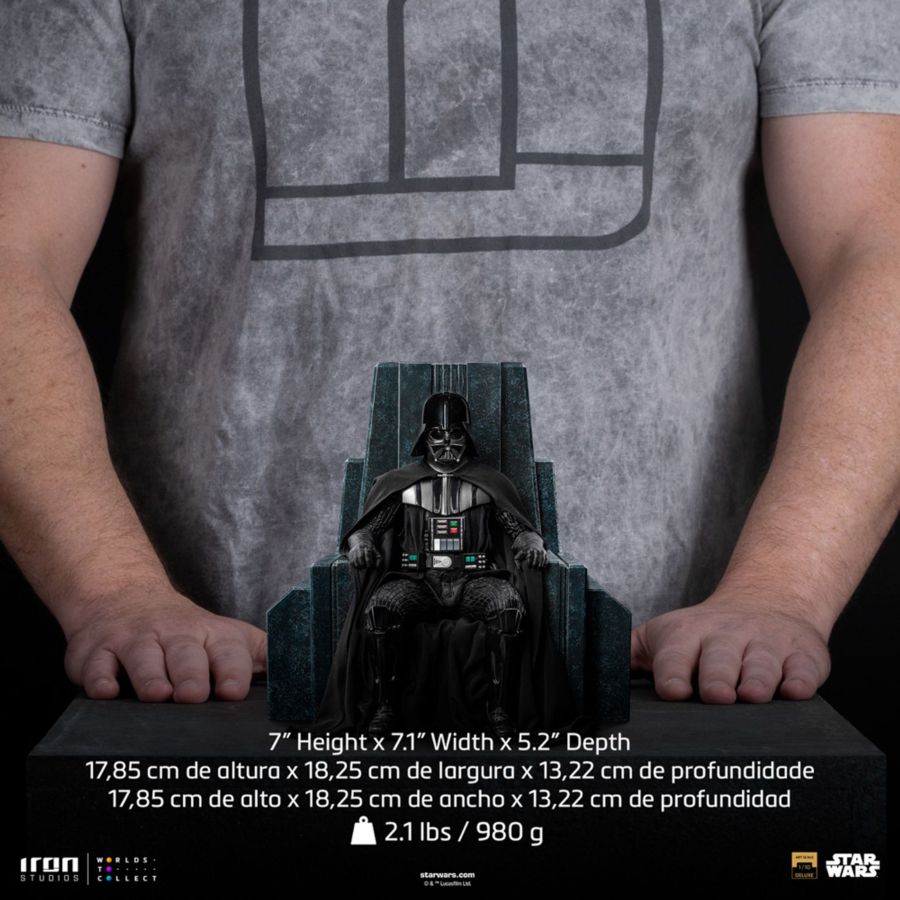 Star Wars - Darth Vader on Throne 1:10 Scale Statue