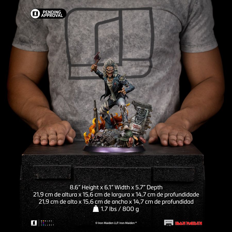 Iron Maiden - Eddie 50th Anniversary 1:10 Scale Statue