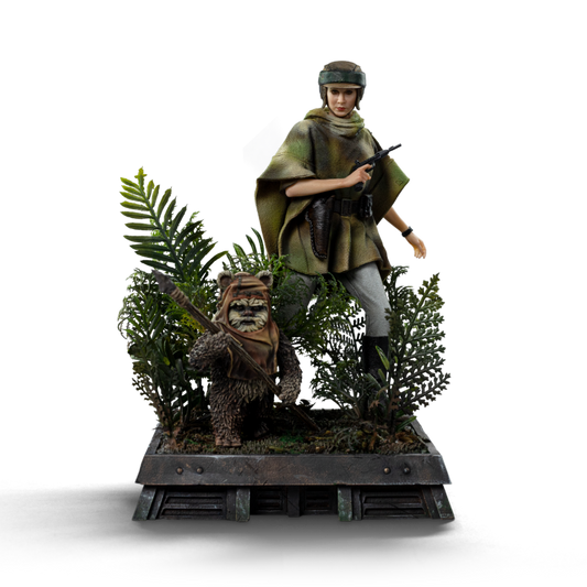 Star Wars - Leia and Wicket 1:10 Scale Statue