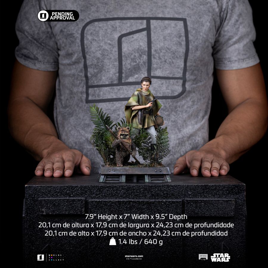 Star Wars - Leia and Wicket 1:10 Scale Statue